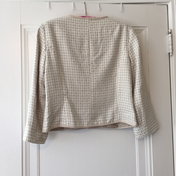 LOFT cream and beige jacket - Picture 4 of 4